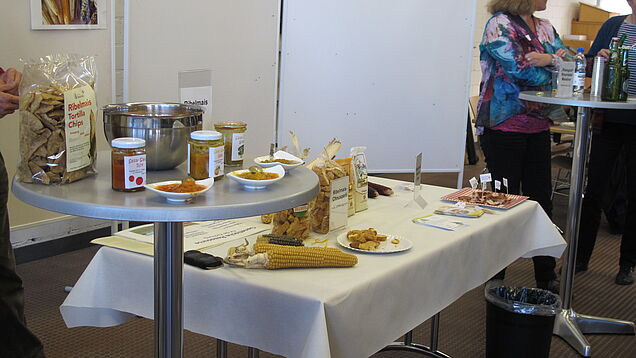 Diversität von Produkte aus Ribelmais. (Foto: A. Bourqui)